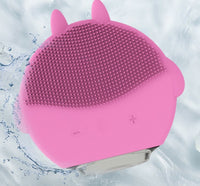Mini Facial Massager Silicone Brush