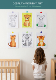 A-Z Animal Coloring Book — Instant Download (Ages 4–8)