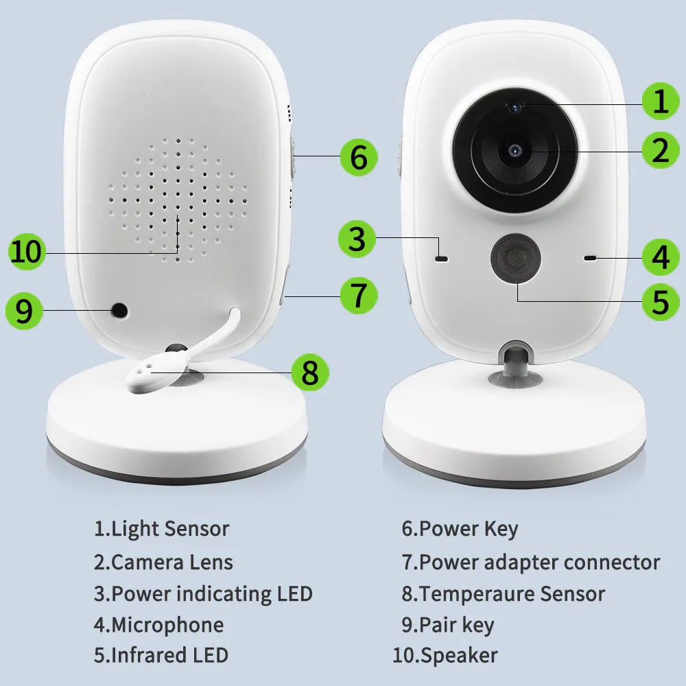 Smart Baby Monitor 3.2" LCD