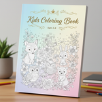 Kids Coloring Book instant digital download cover